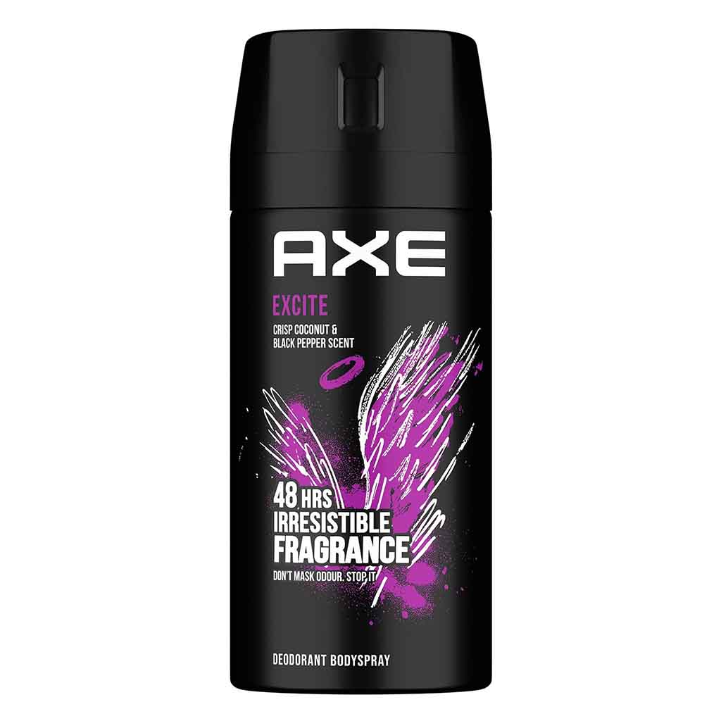 Axe Excite Crisp Coconut & Black Pepper Scent Deodorant Body Spray 120ml