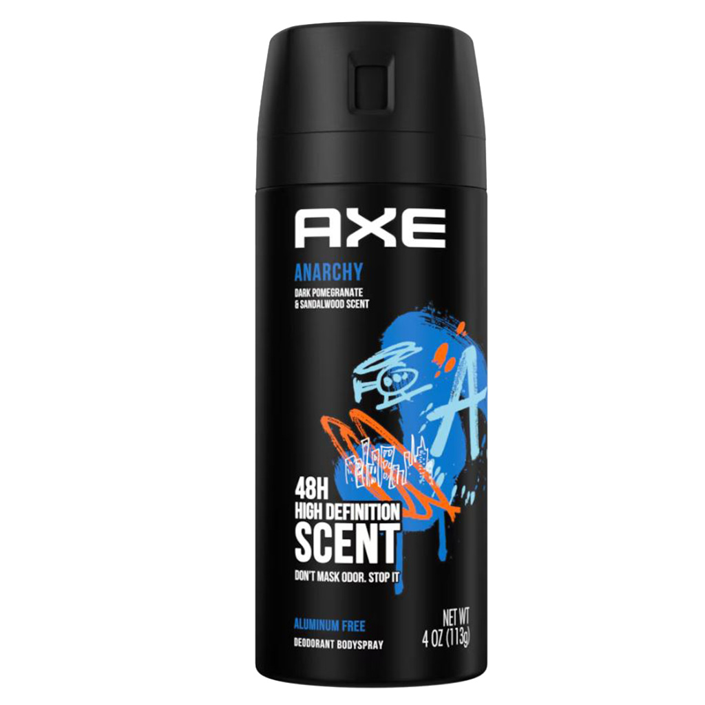 Axe Anarchy Dark Pomegranate & Sandalwood Scent Deodorant Body Spray For Men 120ml