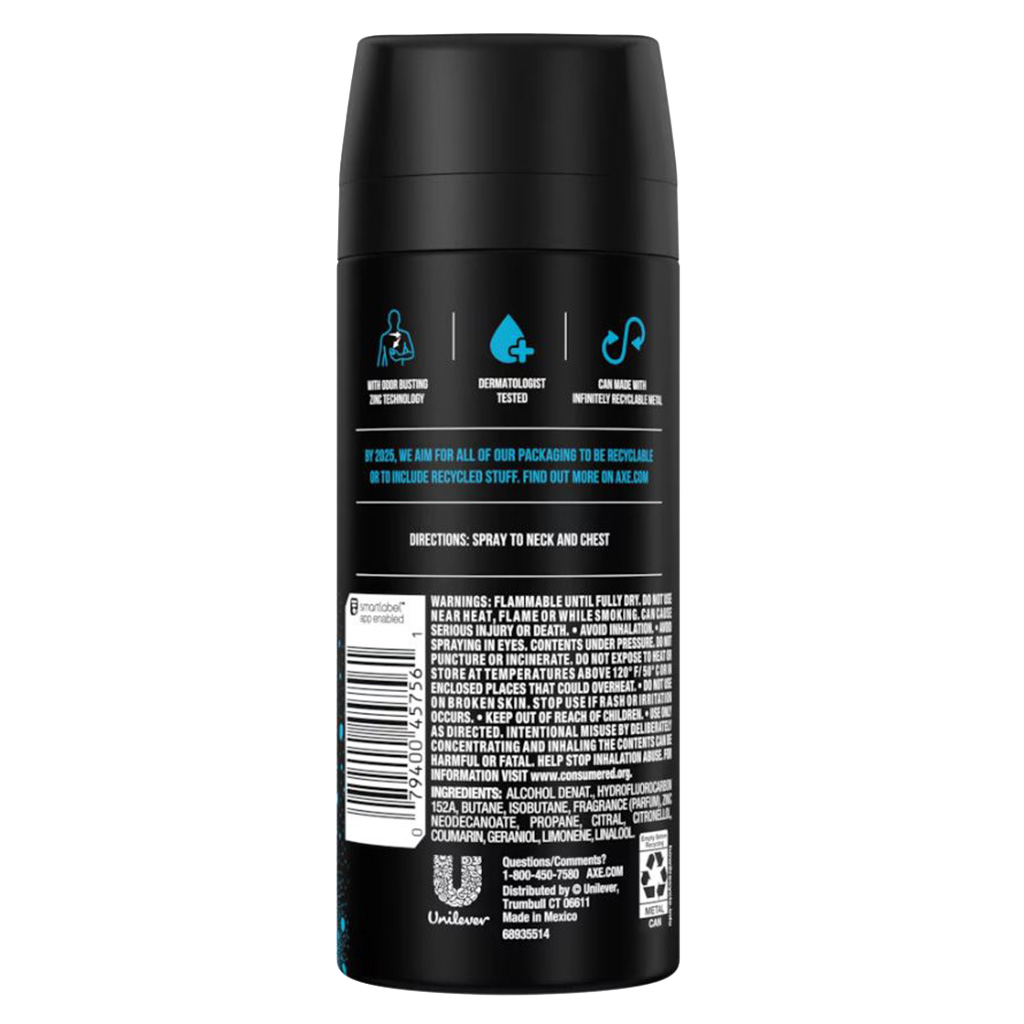 Axe Ice Chill Anti Perspirant Deodorant Spray For Men 150ml