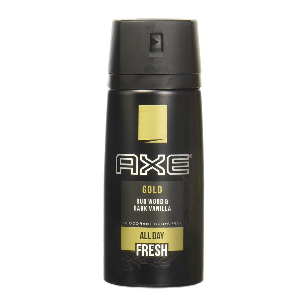 Axe Gold Oud Wood & Dark Vanilla Fragranced Deodorant Body Spray For Men 150ml