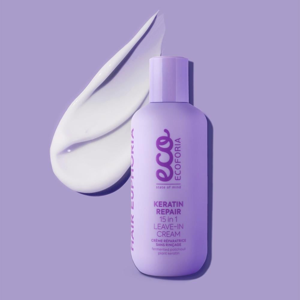 Ecoforia Keratin Repair 15-in-1 Leave-In Hair Cream 200ml