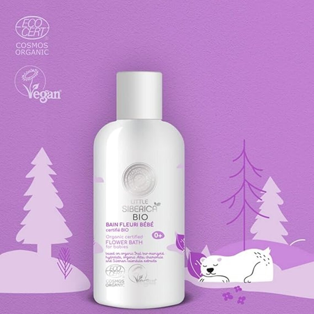 Little Siberica Bio Flower Body Bath For 0+ Years Baby 250ml