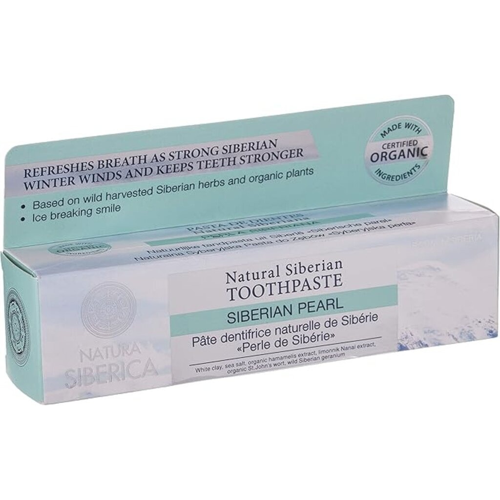 Natura Siberica Organic Toothpaste With Siberian Pearls 100g