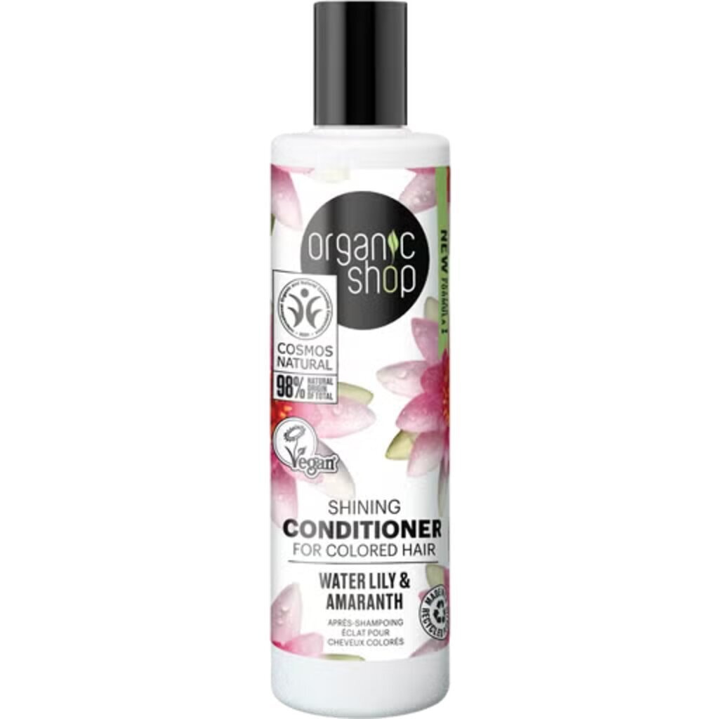 Organic Shop Water Lily & Amaranth Shining Conditioner For Colored Hair 280ml