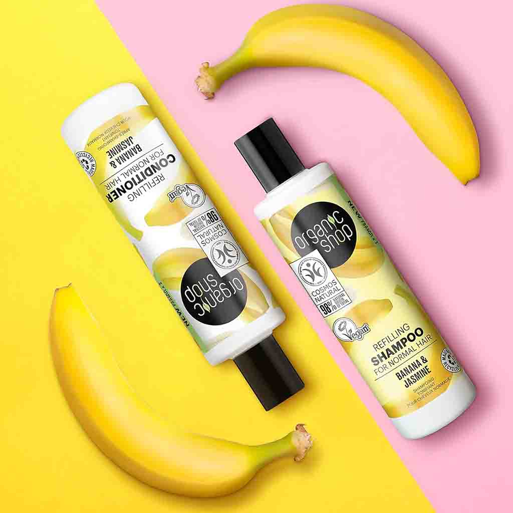 Organic Shop Banana & Jasmine Refilling Conditioner For Normal Hair 280ml