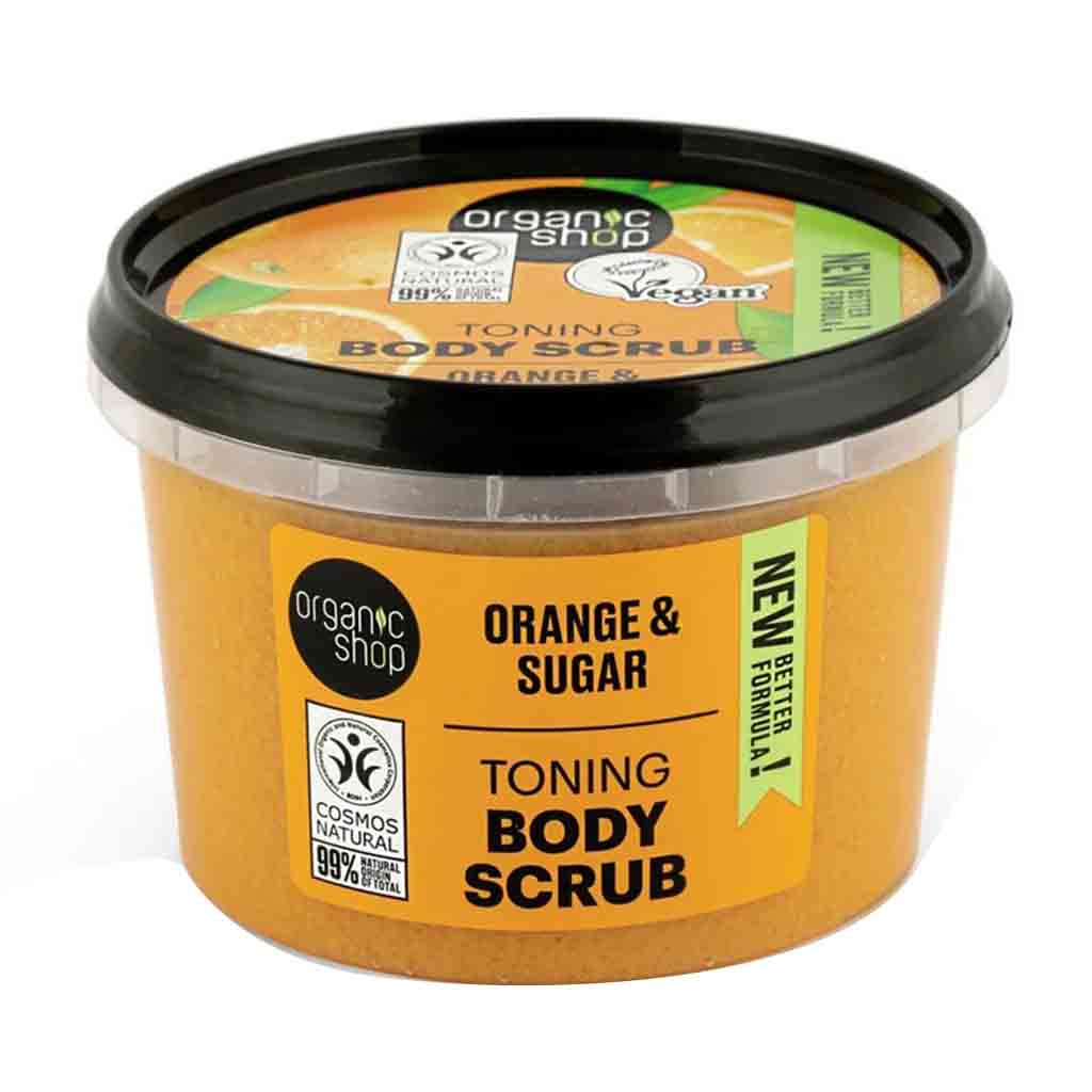 Organic Shop Orange & Sugar Toning Body Scrub 250ml