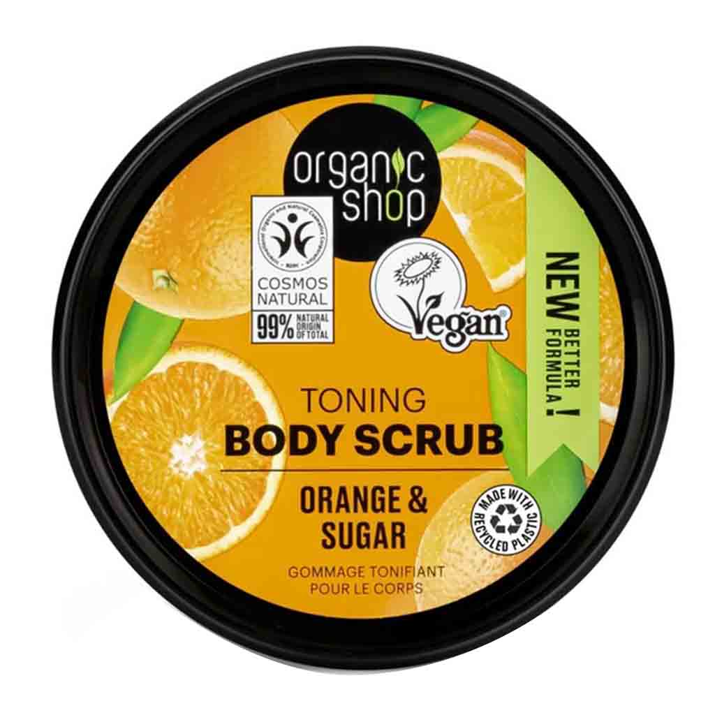 Organic Shop Orange & Sugar Toning Body Scrub 250ml