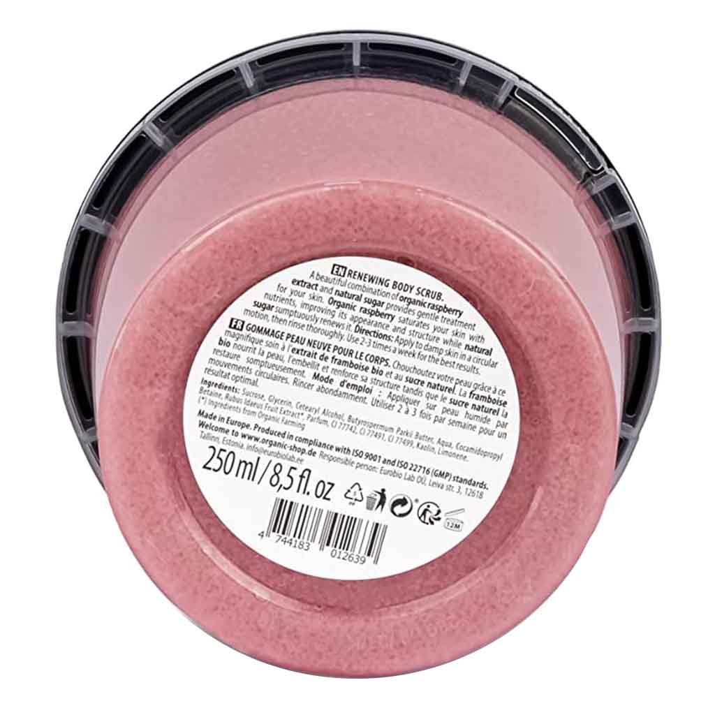 Organic Shop Raspberry & Sugar Renewing Body Scrub 250ml