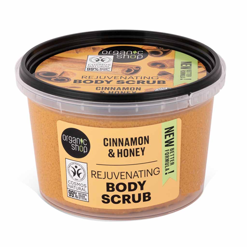 Organic Shop Cinnamon & Honey Rejuvenating Body Scrub 250ml
