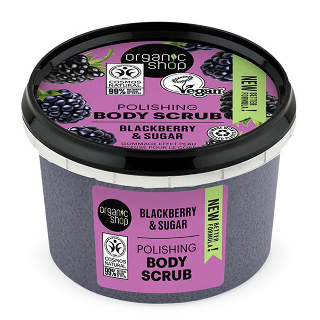 Organic Shop Blackberry & Sugar Polishing Body Scrub 250ml