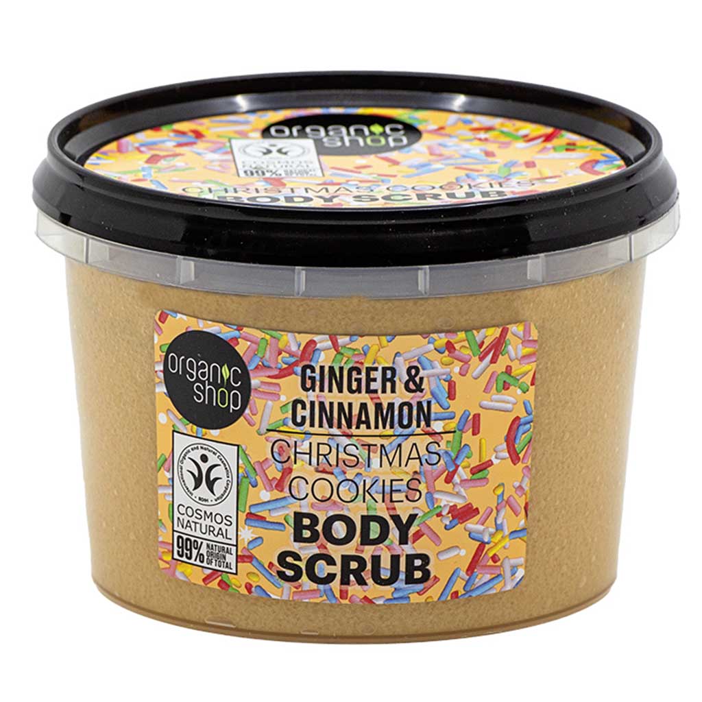 Organic Shop Ginger & Cinnamon Christmas Cookies Body Scrub 250ml