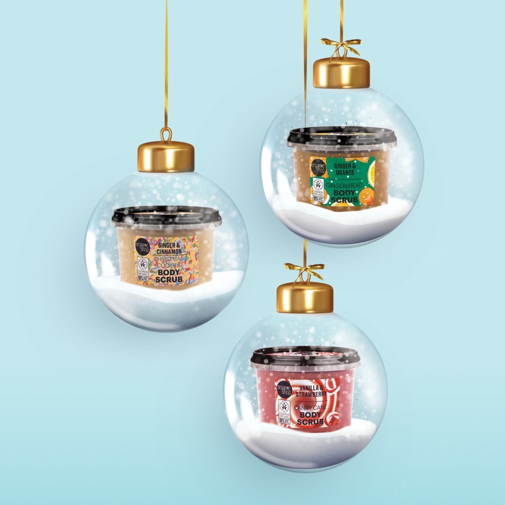 Organic Shop Ginger & Cinnamon Christmas Cookies Body Scrub 250ml