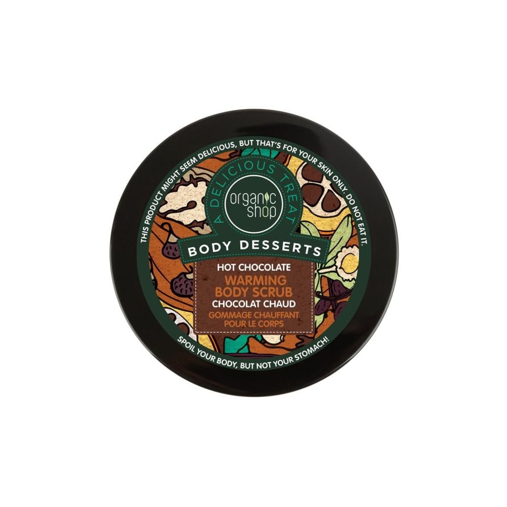 Organic Shop Hot Chocolate Warming Body Scrub 450ml