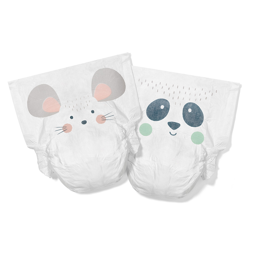 Kit & Kin Eco Friendly Hypoallergenic Size 2 Baby Diapers For 4-8Kg, Pack of 38’s