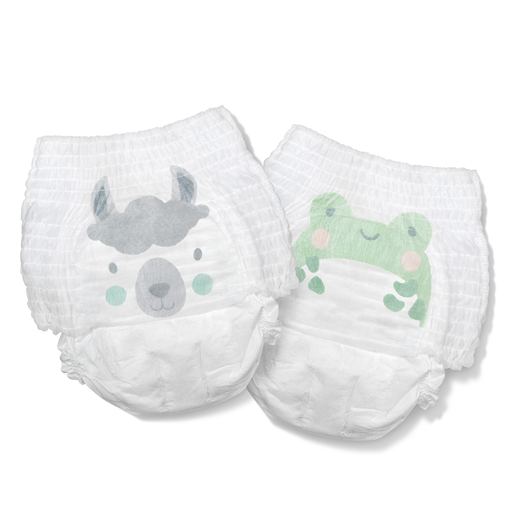 Kit & Kin Eco Friendly Hypoallergenic Size 8 Baby Nappy Pants For 19+ Kg, Pack of 14's