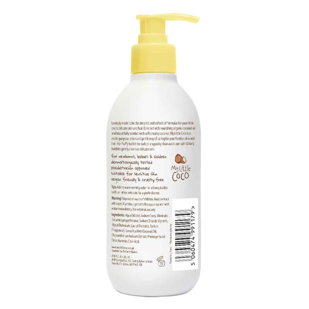 My Little Coco Coconut Baby Bath & Body Bubbles 350ml