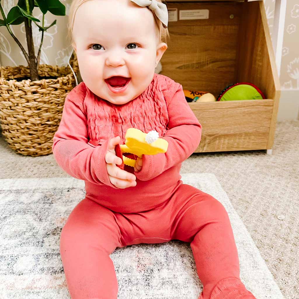 Oogiebear 360° Teether For 3+ Months Baby - Yellow Color