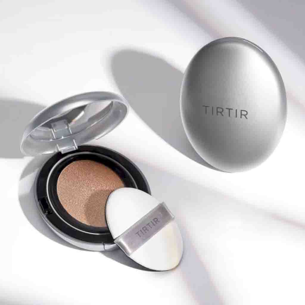 Tirtir Mask Fit Aura Silver Cushion Foundation 21C Cool Ivory 18g
