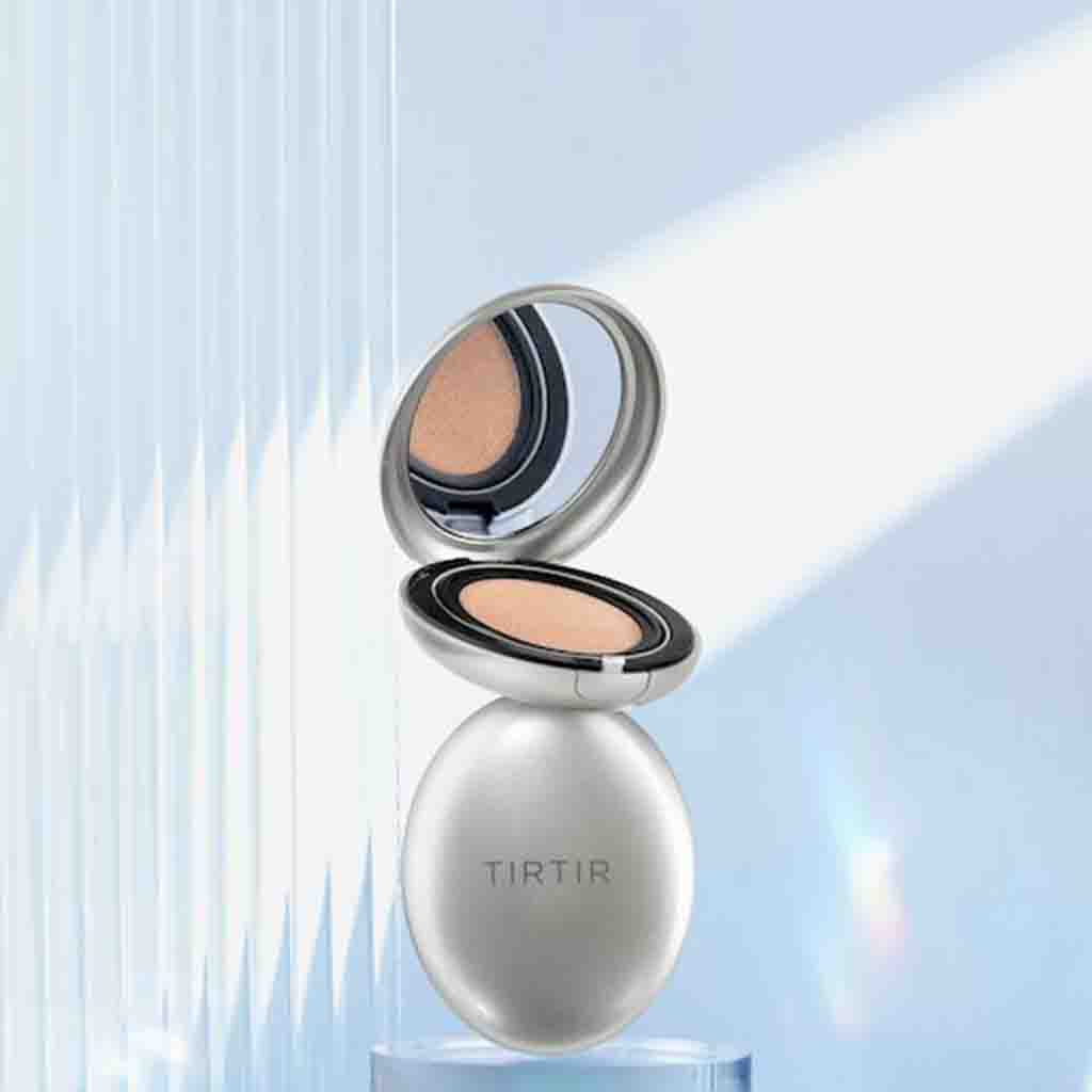Tirtir Mask Fit Aura Silver Cushion Foundation 21C Cool Ivory 18g