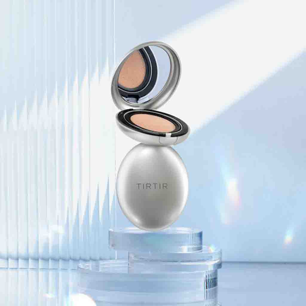 Tirtir Mask Fit Aura Silver Cushion Foundation 21N Ivory 18g