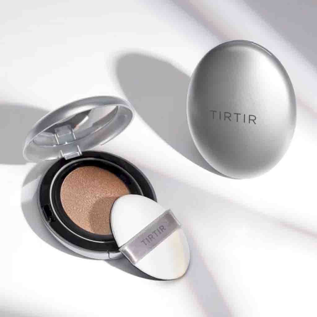 Tirtir Mask Fit Aura Silver Cushion Foundation 21W Natural Ivory 18g