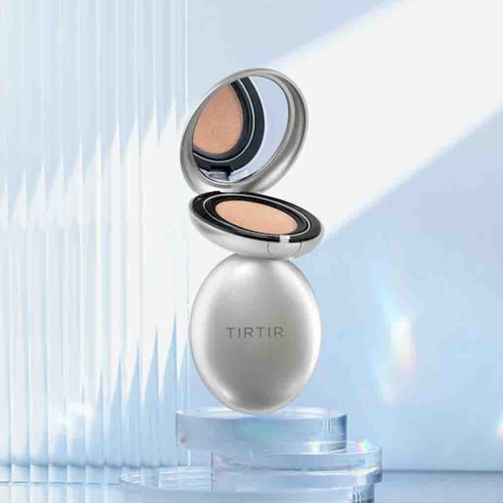Tirtir Mask Fit Aura Silver Cushion Foundation 21W Natural Ivory 18g