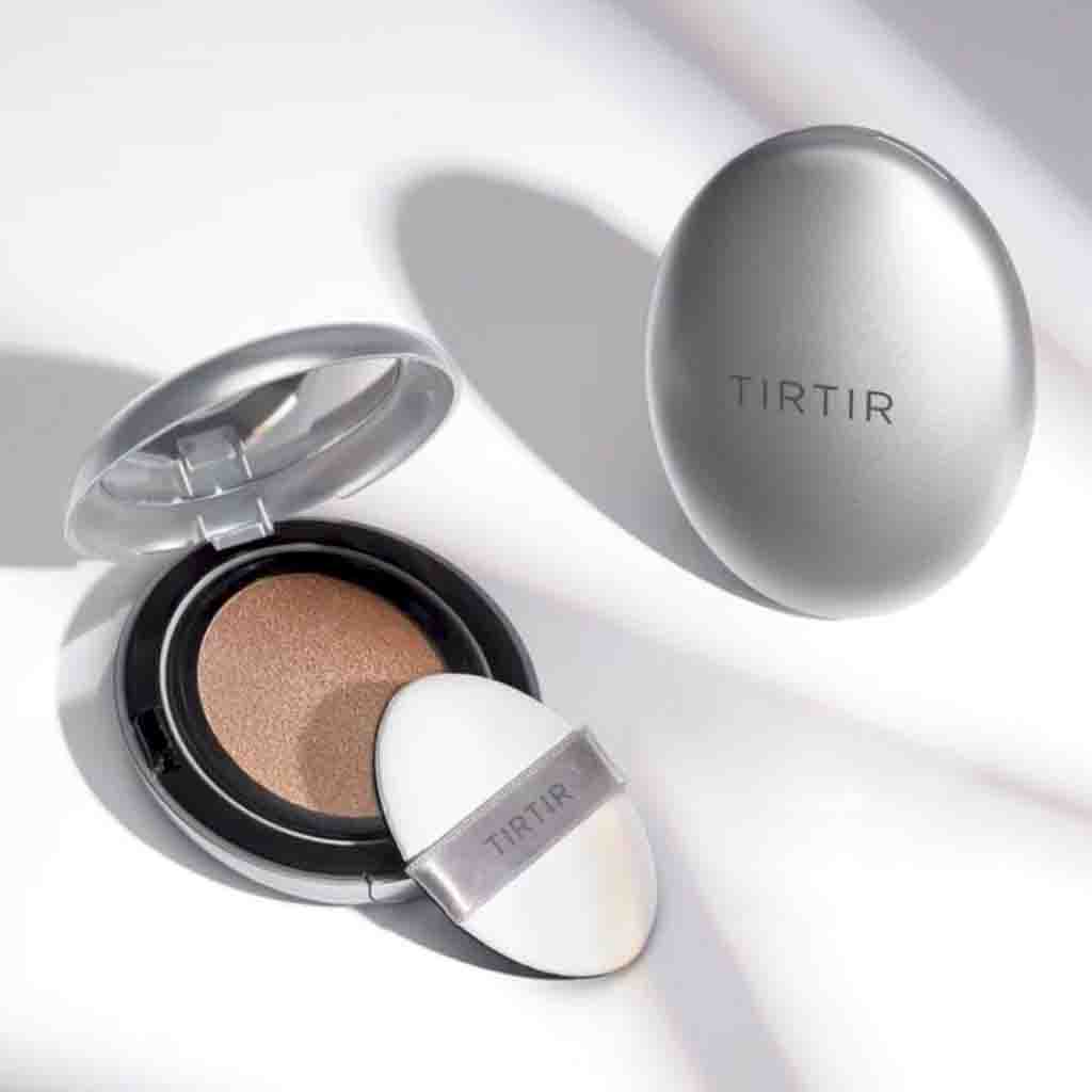 Tirtir Mask Fit Aura Silver Cushion Foundation 24N Latte 18g