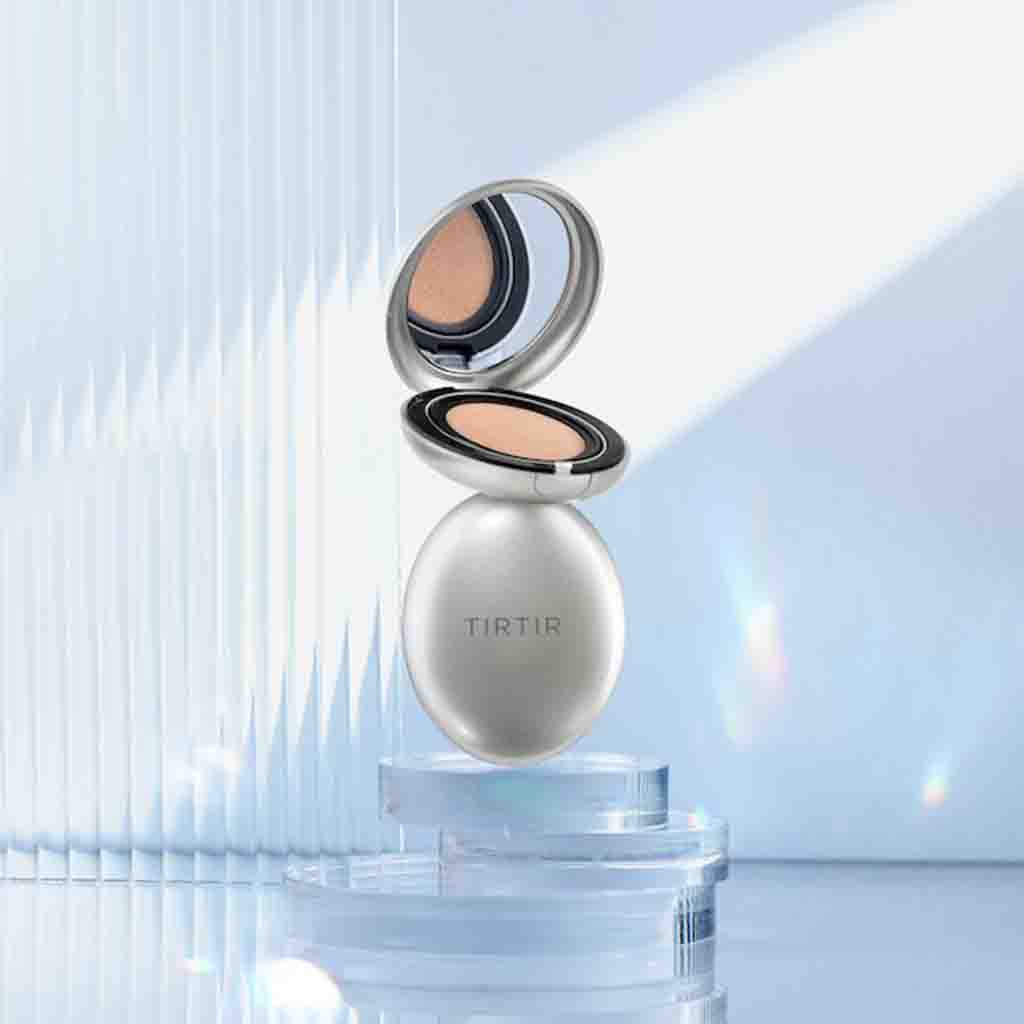 Tirtir Mask Fit Aura Silver Cushion Foundation 25N Mocha 18g