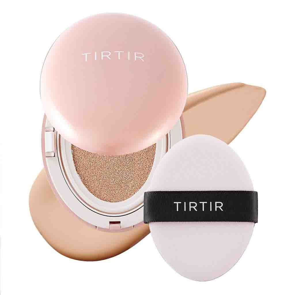 Tirtir Mask Fit All-Cover Pink Cushion Foundation 21C Cool Ivory 18g