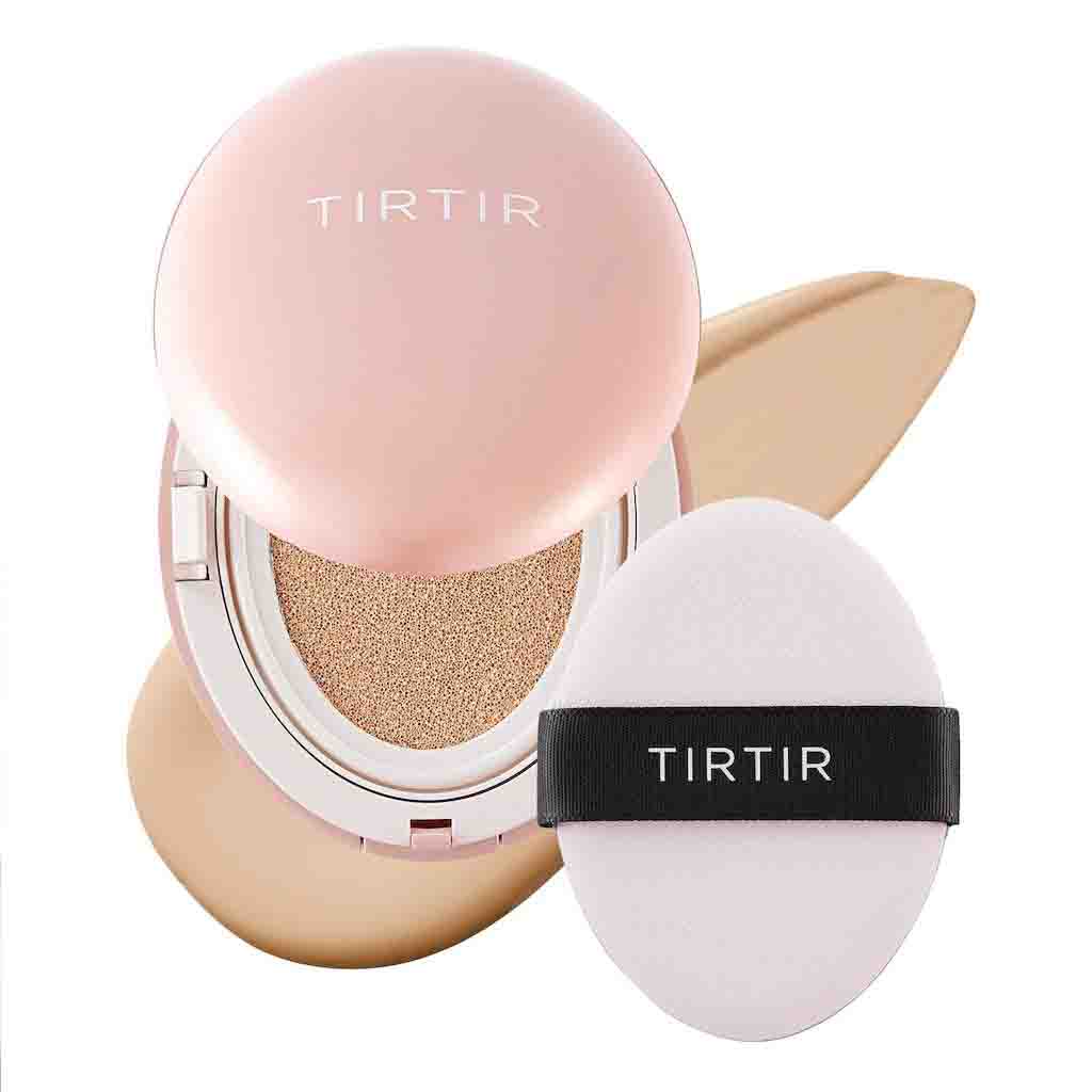 Tirtir Mask Fit All-Cover Pink Cushion Foundation 21N Ivory 18g