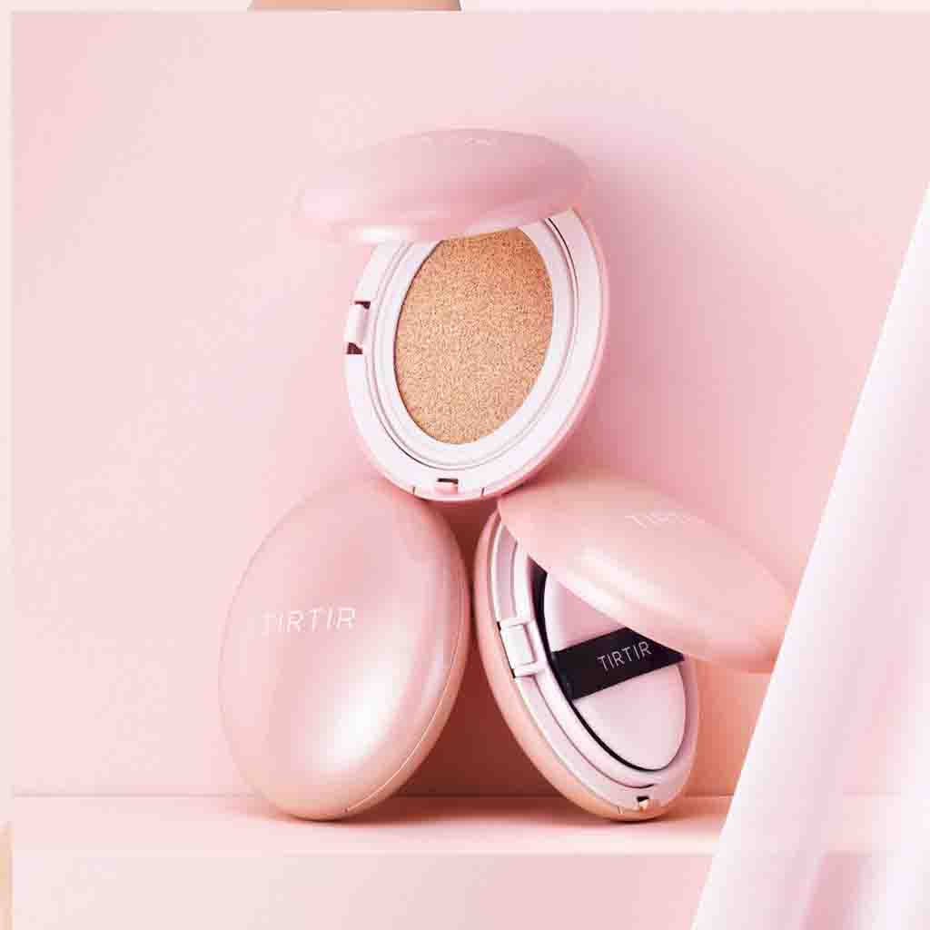 Tirtir Mask Fit All-Cover Pink Cushion Foundation 23N Sand 18g
