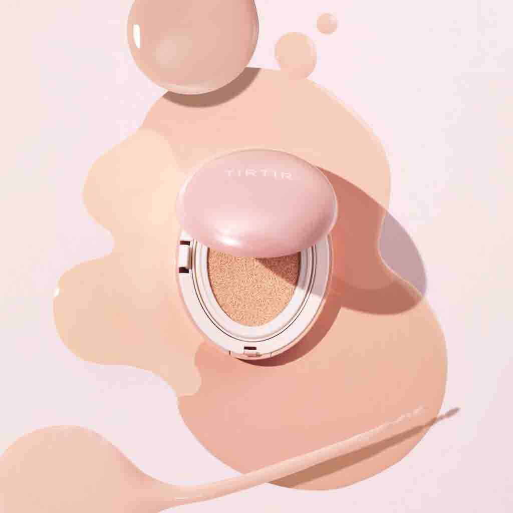 Tirtir Mask Fit All-Cover Pink Cushion Foundation 24N Latte 18g