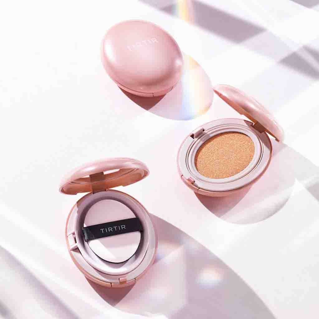 Tirtir Mask Fit All-Cover Pink Cushion Foundation 27N Camel 18g
