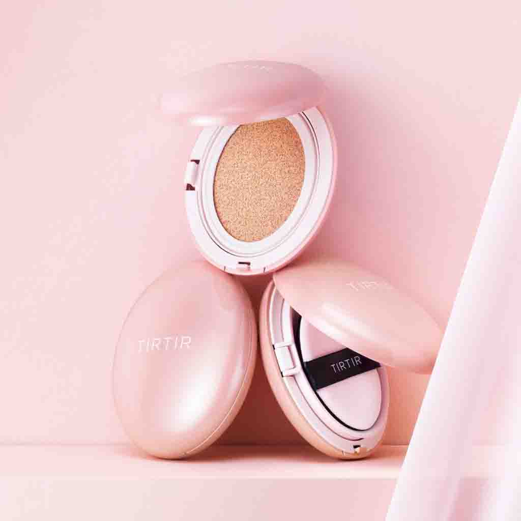 Tirtir Mask Fit All-Cover Pink Cushion Foundation 29N Natural Beige 18g