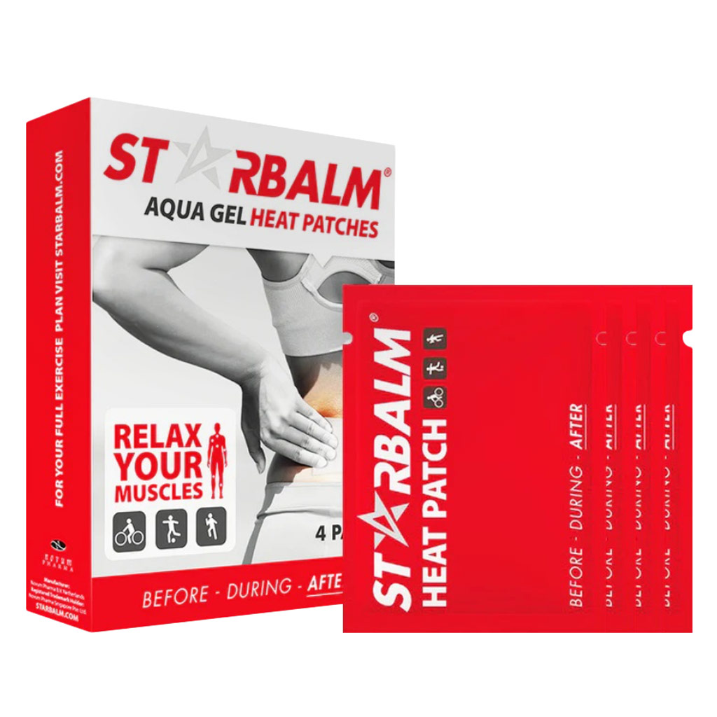 Starbalm Aqua Gel Pain Relief Heat Patches, Pack of 4’s
