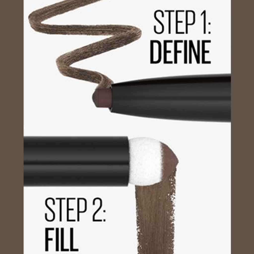 Maybelline Express Brow Eyebrow Pencil & Powder 05 - Black Brown