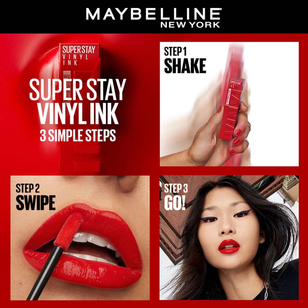 Maybelline Super Stay Vinyl Ink Liquid Lip Color 30 - Unrivaled