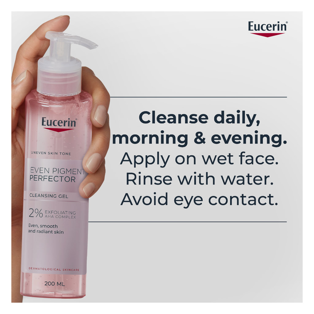 Eucerin Even Pigment Perfector 2% AHA Exfoliating Cleansing Gel 200ml