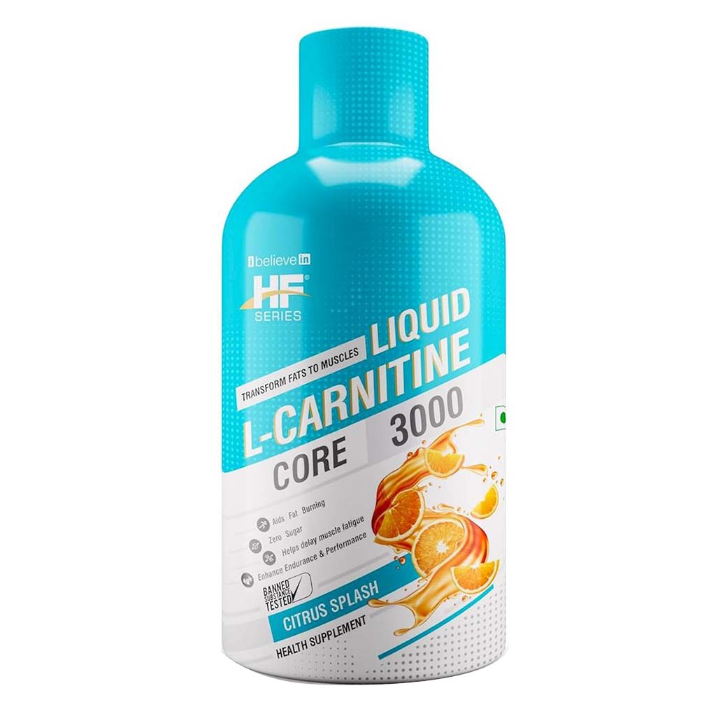 Healthfarm L-Carnitine Core 3000 Liquid - Citrus Splash Flavor, 450ml