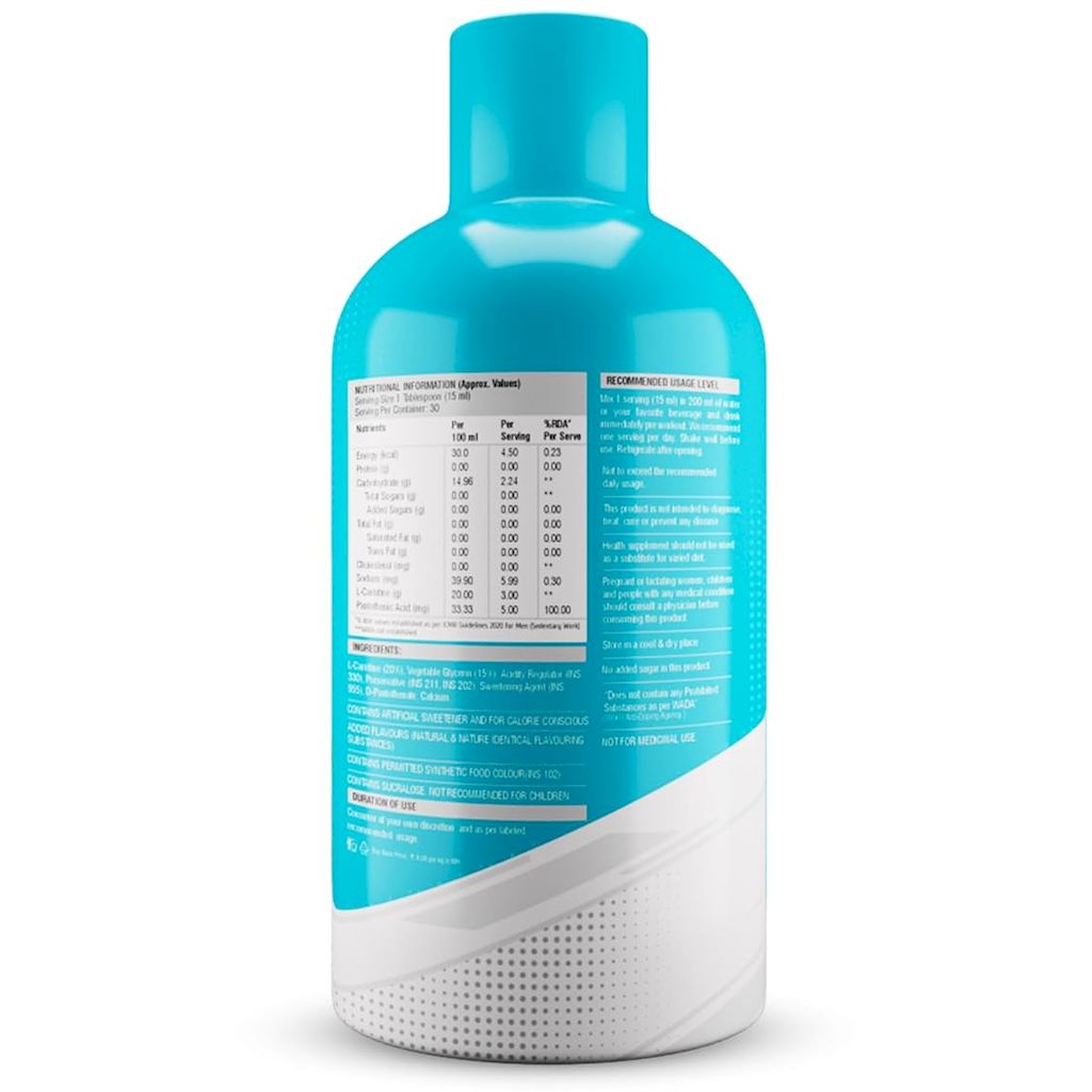 Healthfarm L-Carnitine Core 3000 Liquid - Citrus Splash Flavor, 450ml