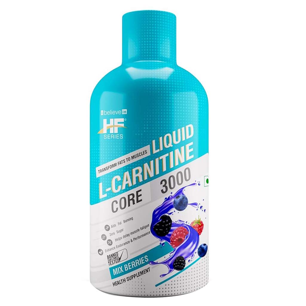 Healthfarm L-Carnitine Core 3000 Liquid - Mixed Berries Flavor, 450ml
