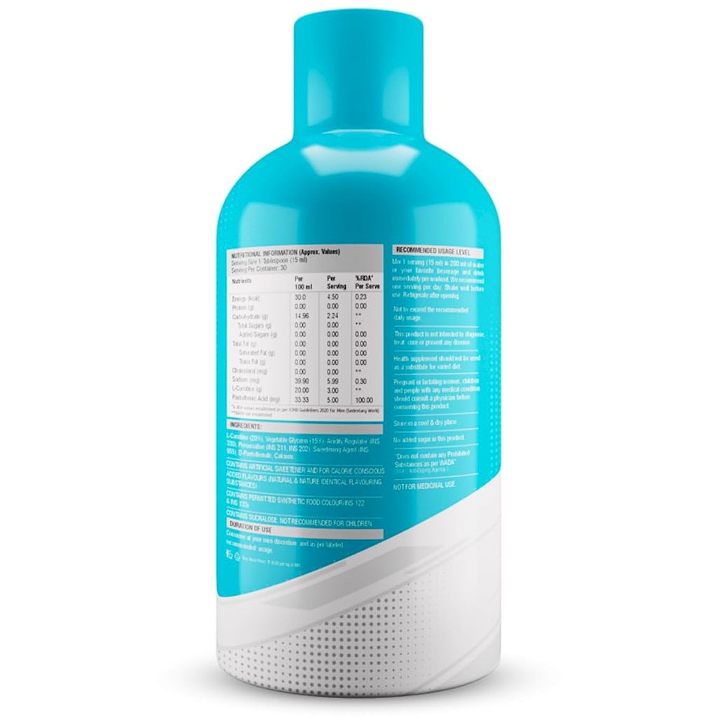 Healthfarm L-Carnitine Core 3000 Liquid - Mixed Berries Flavor, 450ml