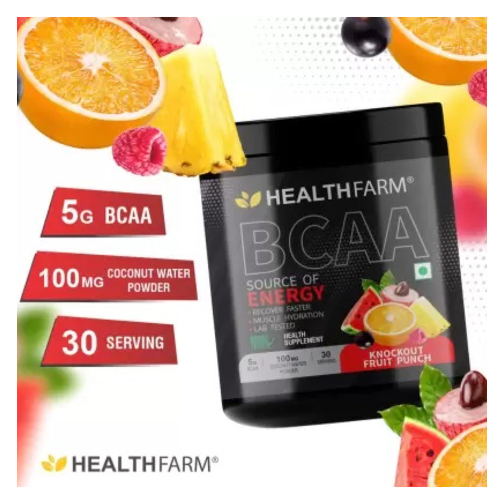 Healthfarm Intra BCAA Performance Supplement - Mango Berry 180g, 30 Servings