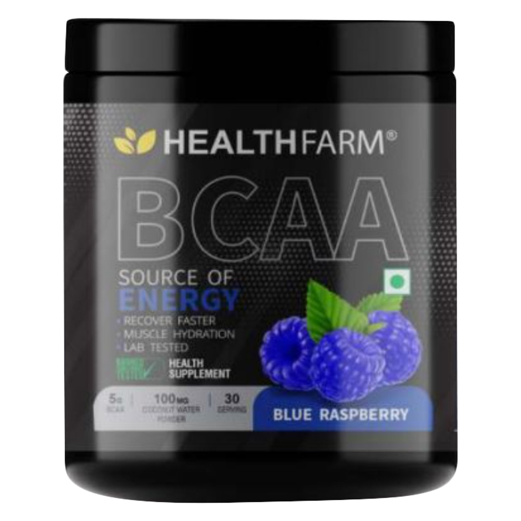 Healthfarm Intra BCAA Performance Supplement - Blue Raspberry 180g, 30 Servings