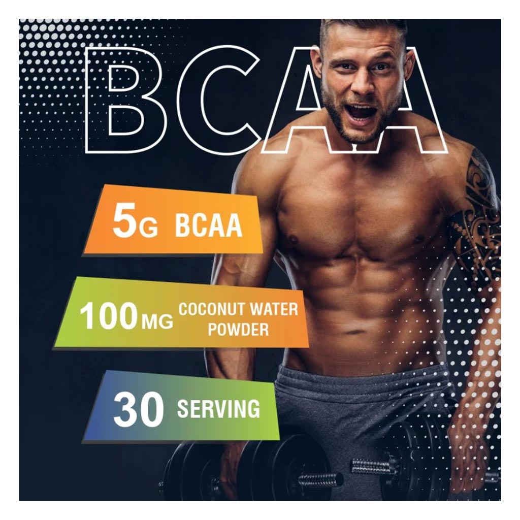 Healthfarm Intra BCAA Performance Supplement - Blue Raspberry 180g, 30 Servings