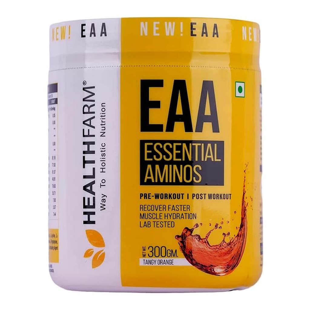 Healthfarm EAA Essential Aminos Supplement - Tango Orange 300g, 30 Servings