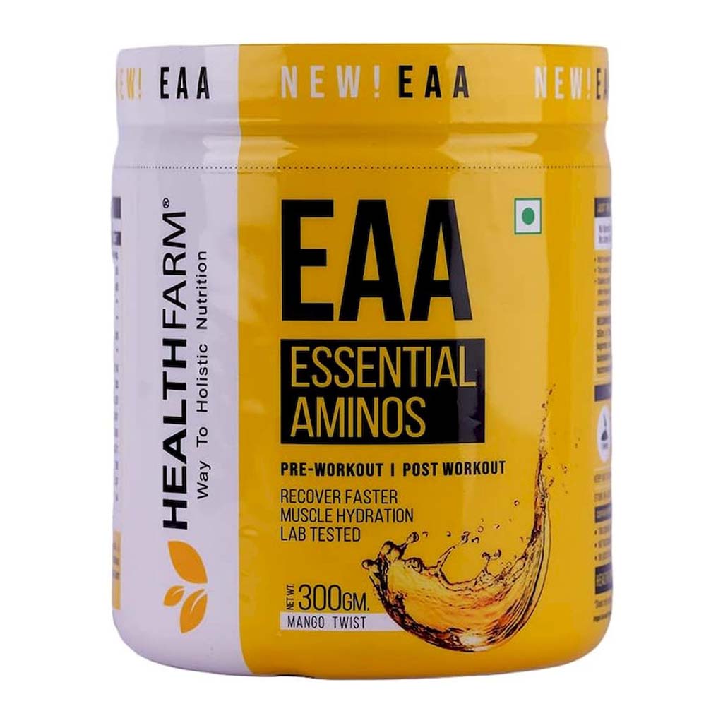 Healthfarm EAA Essential Aminos Supplement - Mango Twist 300g, 30 Servings