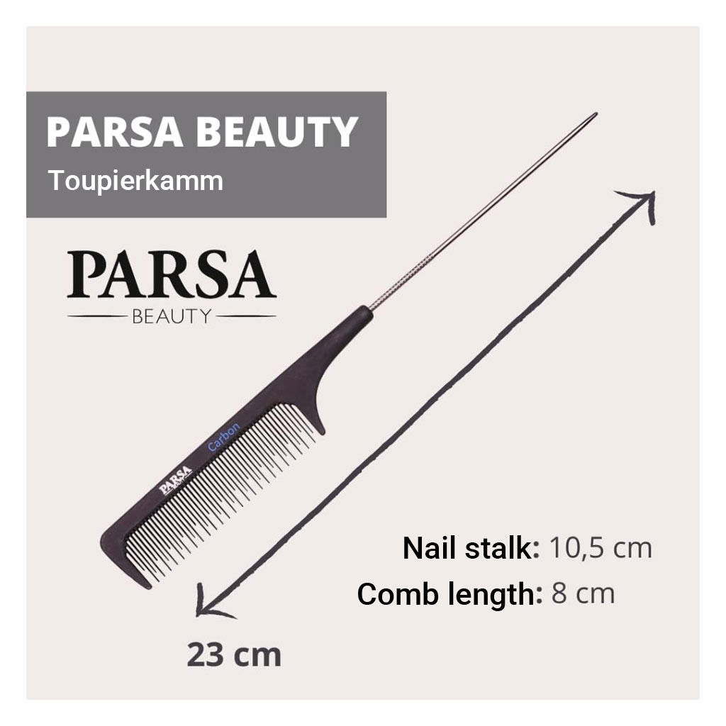 Parsa Beauty Carbon Toupee Hair Comb