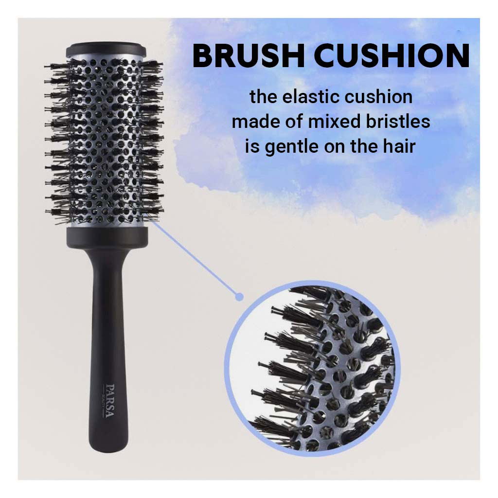 Parsa Beauty Lotus & Zinc, Volume & Body Round Hairbrush