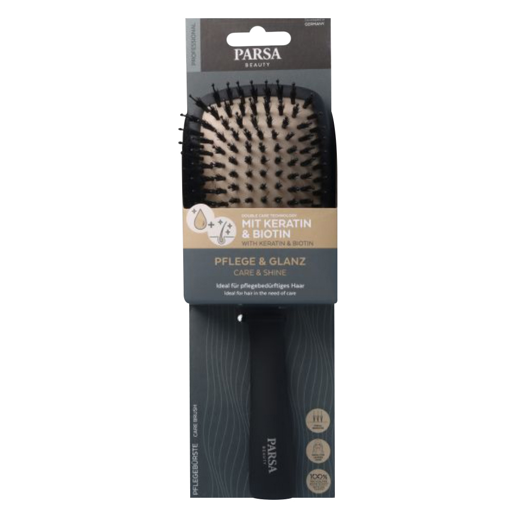 Parsa Beauty Keratin Care & Shine Paddle Hairbrush